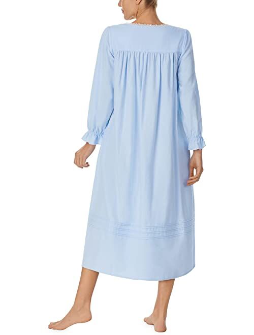 Eileen West Long Sleeve Flannel Ballet Gown