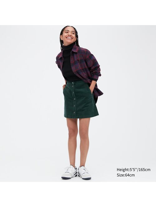 Uniqlo Corduroy Mini Skirt