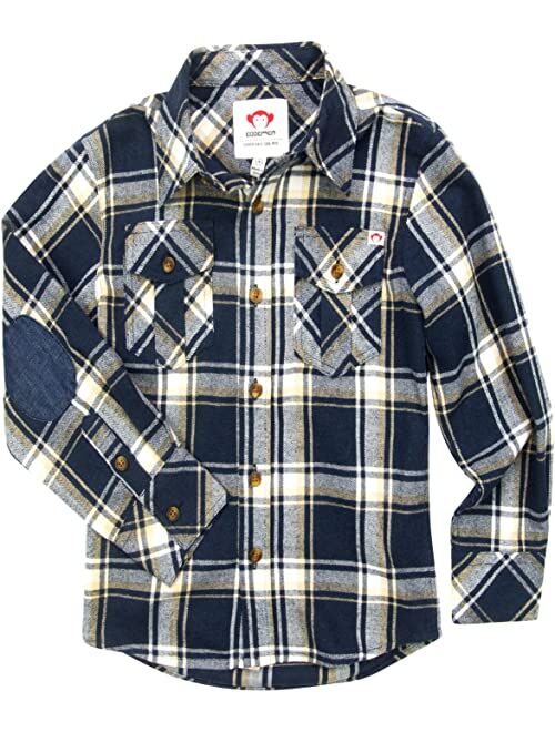 Appaman Kids Cozy Flannel with Elbow Patches (Toddler/Little Kids/Big Kids)