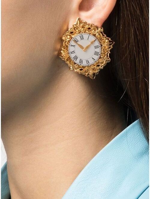 Moschino clip-on earrings