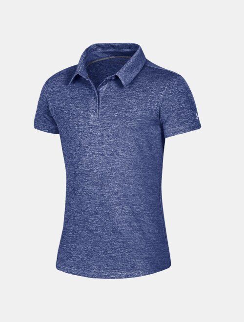 Under Armour Girls' UA Zinger Heather Polo