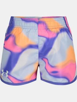 Girls' Pre-School UA Fly-By Ombre Blobs Shorts