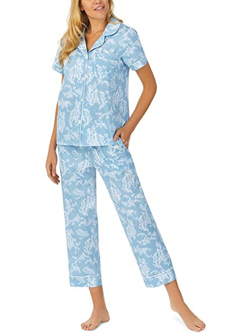 Buy BedHead Pajamas Short Sleeve Cropped PJ Set online | Topofstyle