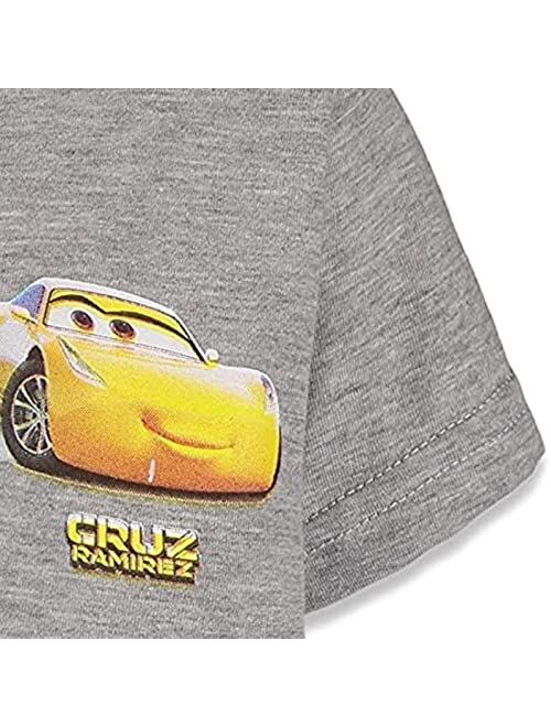 Disney Pixar Cars Lightning McQueen Tow Mater 3 Pack Graphic T-Shirts Infant to Big Kid