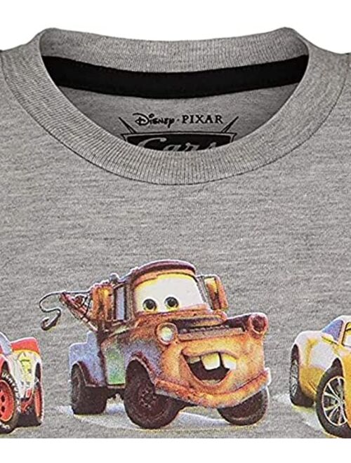 Disney Pixar Cars Lightning McQueen Tow Mater 3 Pack Graphic T-Shirts Infant to Big Kid