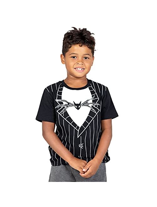 Disney Nightmare Before Christmas Jack Skellington 3 Pack Graphic T-Shirts Toddler to Big Kid