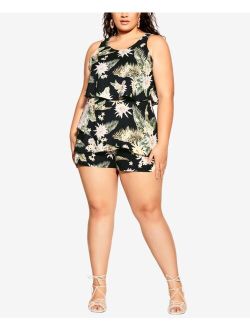 Trendy Plus Size Tropicana Romper