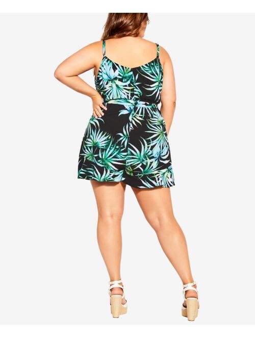 CITY CHIC Trendy Plus Size Phi Phi Fun Romper