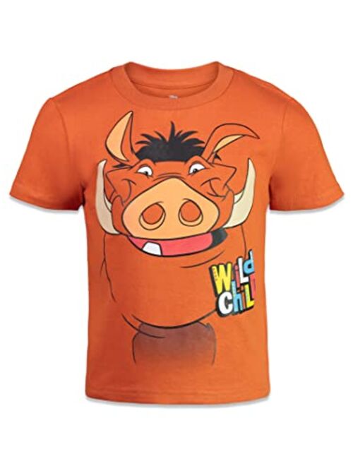 Disney Lion King Pumbaa Simba Graphic T-Shirts Infant to Big Kid