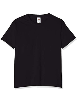 T-Shirt. Fruit of The Loom Childrens/Kids Little Boys Valueweight Short Sleeve T-Shirt
