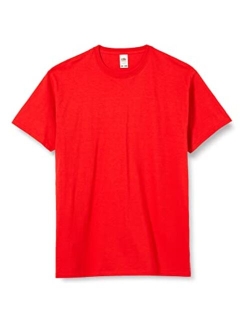 T-Shirt. Fruit of The Loom Childrens/Kids Little Boys Valueweight Short Sleeve T-Shirt