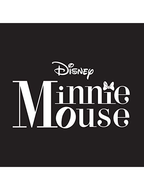 Disney Girls Minnie Mouse Cotton Baseball Cap 3D Ears Glitter Rim (Toddler/Little Girls)