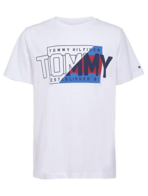 Tommy Hilfiger Boys' Short Sleeve Crew Neck Graphic T-Shirt