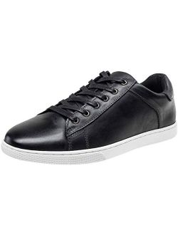 Men's Leather Sneakers Fashion Dress Sneaker Business Casual Shoes for Men