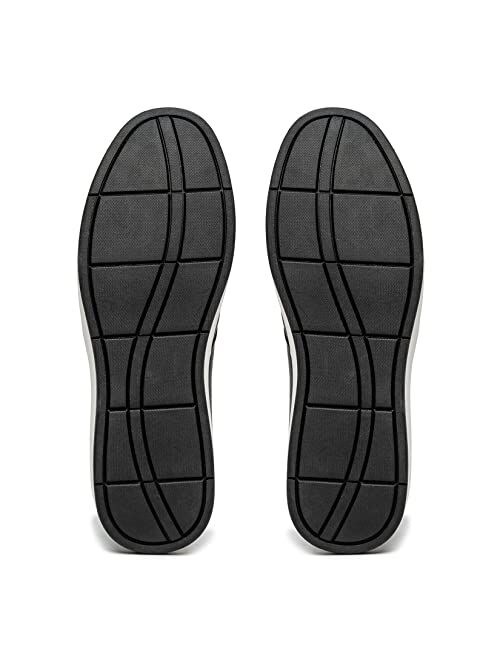 AMAPO Men's Fashion Sneakers High Top Casual Shoes Lightweight Walking Shoes Retro Men Boots Shoes