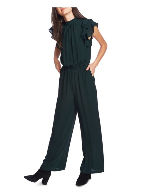 1.STATE V-Neck Flutter-Sleeve Jumpsuit