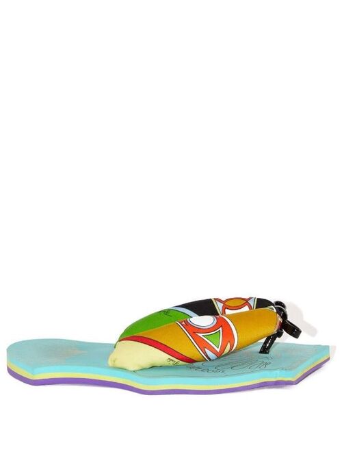 PUCCI graphic-print padded flip-flops