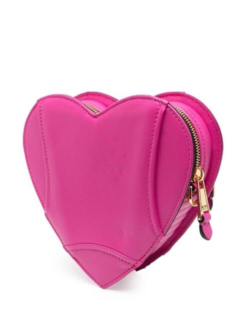 Moschino Heart Biker clutch bag