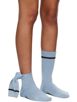 Blue Le Papier 'Les Chaussettes Noeud' Socks
