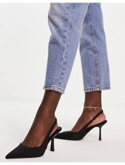Simba slingback stilettos in black
