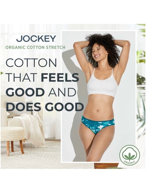 JOCKEY Women's 3-Pk. Stretch Cotton Thong Underwear