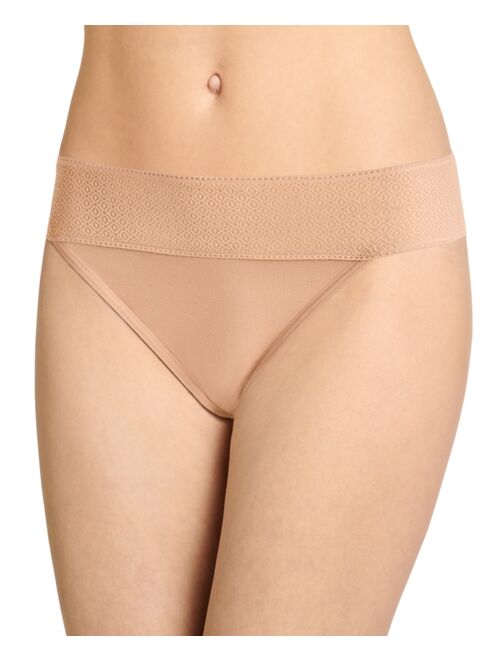JOCKEY Women's Soft Touch Lace Thong Underwear