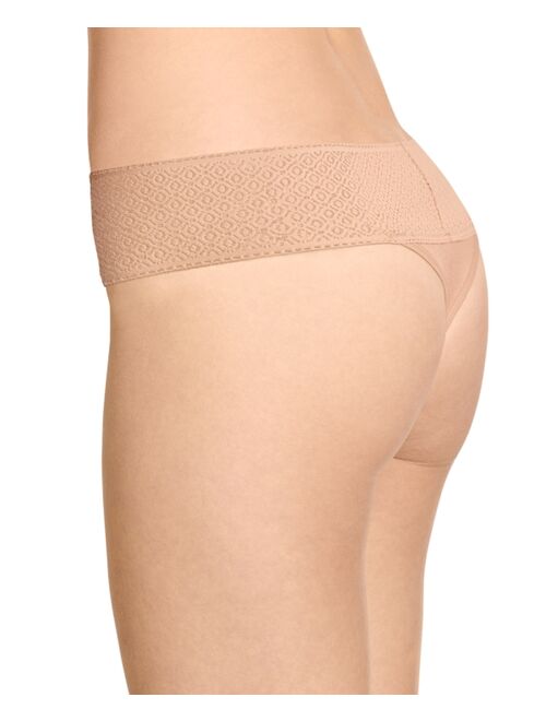 JOCKEY Women's Soft Touch Lace Thong Underwear