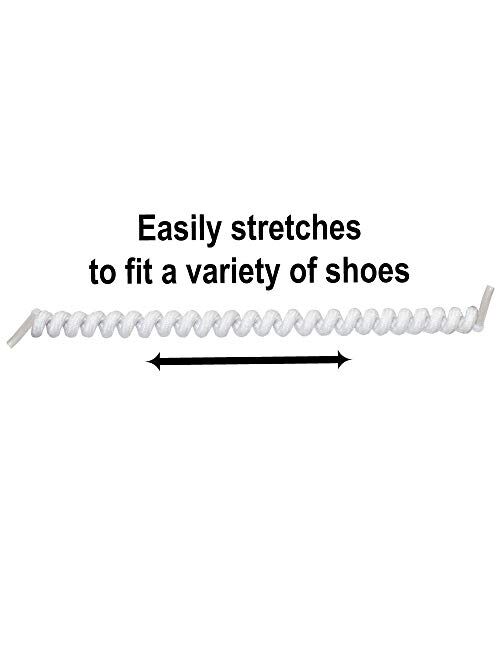Rehabilitation Advantage Curly No-Tie Shoelaces