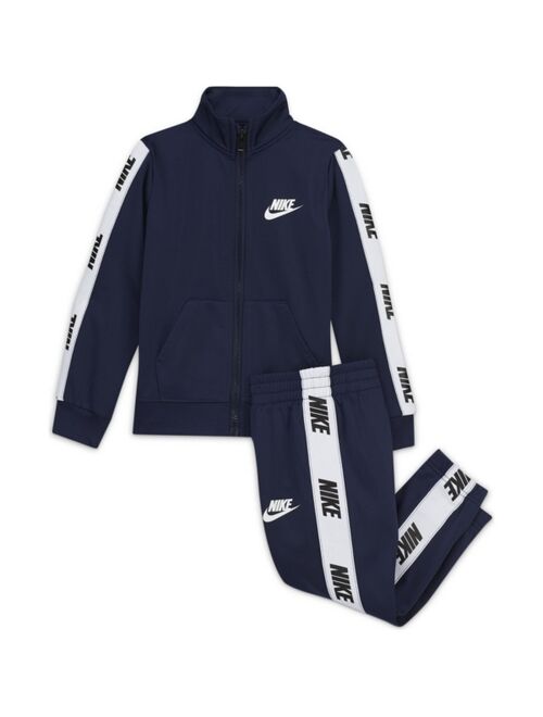 Nike Toddler Boys Wordmark Taping Tricot Jacket and Joggers, 2 Piece Set