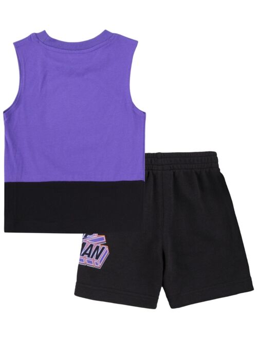 Jordan Toddler Boys Jumpman X Nike Muscle Tank and Shorts, 2 Piece Set