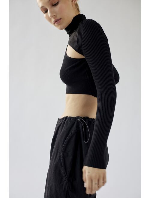 Urban Outfitters UO Ruby Cutout Turtleneck Sweater
