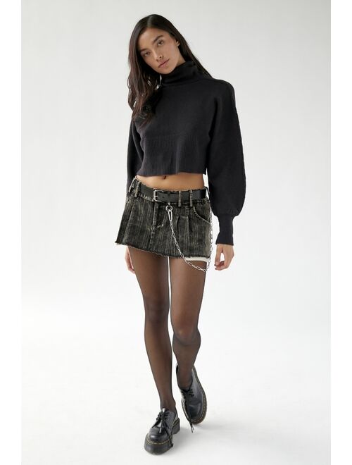 Urban Outfitters UO Finley Cropped Turtleneck Sweater