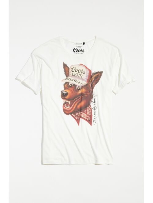 Urban Outfitters Coors Light Beer Wolf Tee