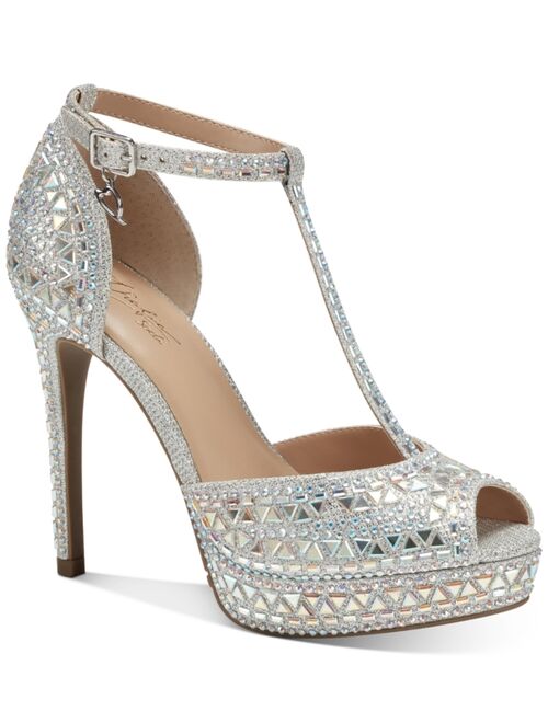 THALIA SODI Women's Chace Embellished Platform Pumps