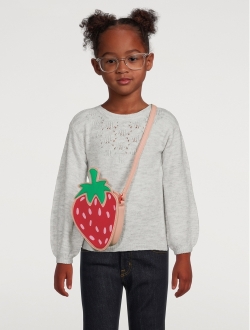 Kids strawberry shoulder bag