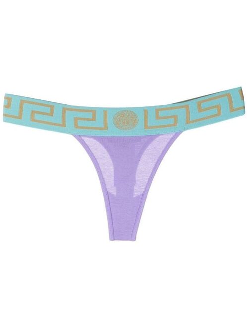 Buy Versace Greca Medusa thongs online | Topofstyle