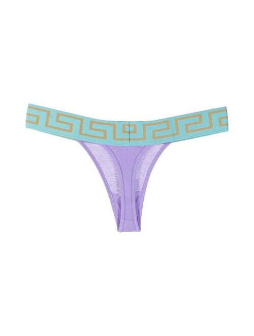 Versace Greca Medusa thongs
