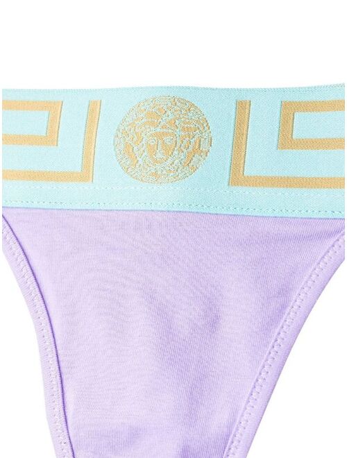 Versace Greca Medusa thongs