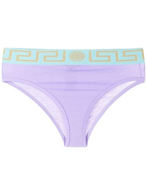 Versace Greca logo-waistband briefs