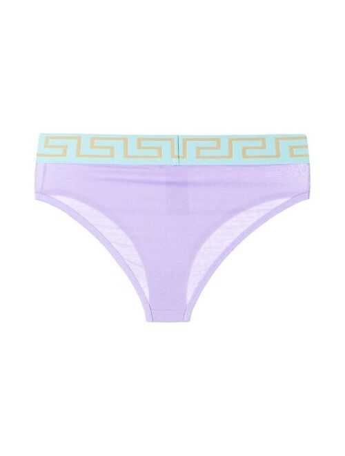 Versace Greca logo-waistband briefs