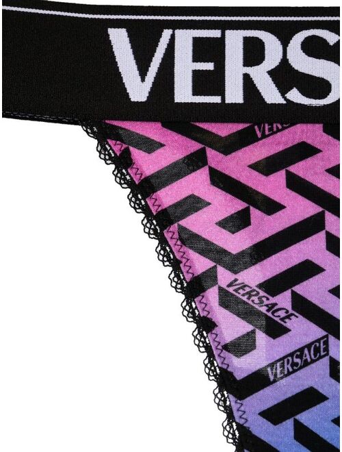 Versace Greca-print briefs