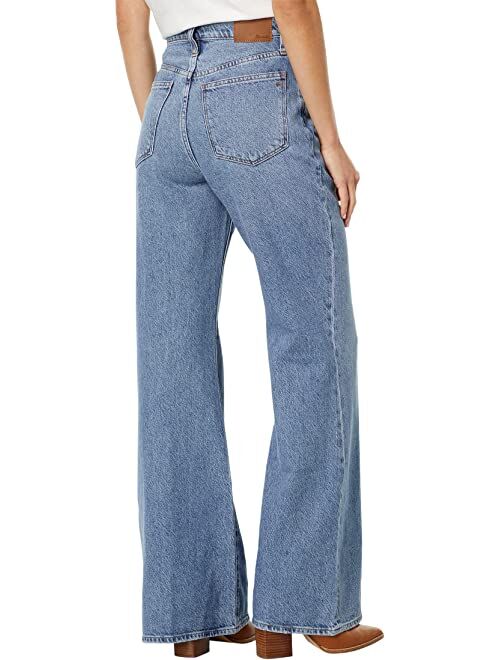 Madewell Baggy Flare Jeans in Cantwell Wash