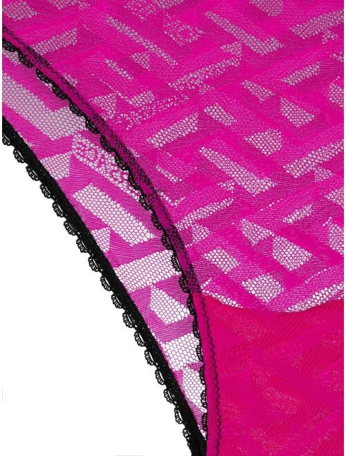 Versace all-over monogram-pattern briefs