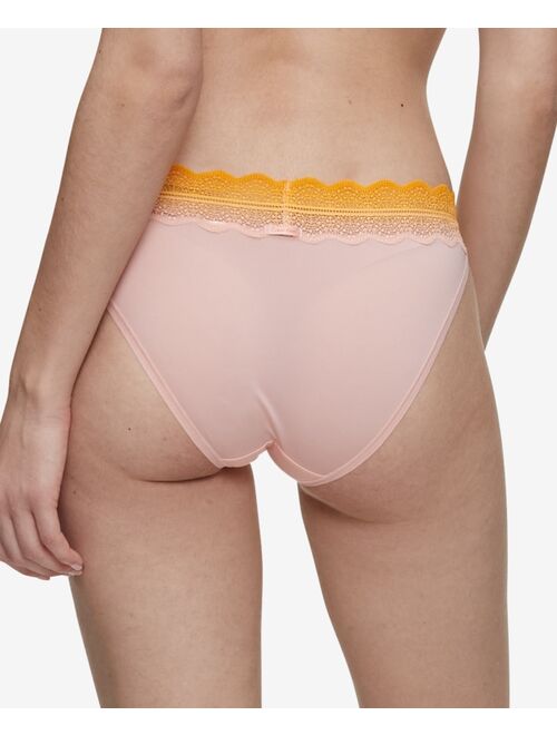 CALVIN KLEIN Women's Lace Trim Bikini Underwear QD3780