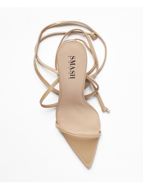 SMASH Shoes Women's Tabby Wraparound Strappy Dress Sandals