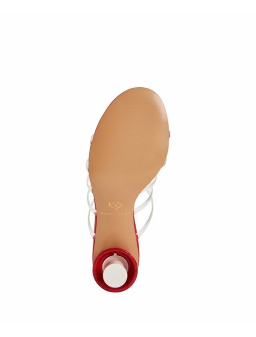 Katy Perry Women's The Cremini Slip-on Round Toe Strappy Mushroom Heel Dress Sandals
