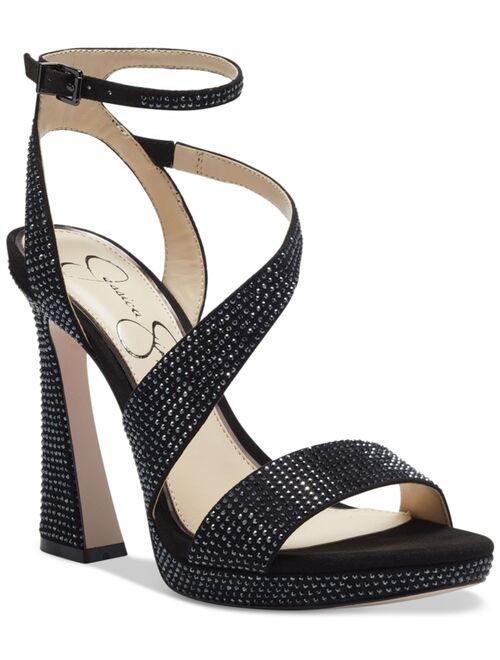 Jessica Simpson Women's Friso Embellished Strappy Dress Sandals