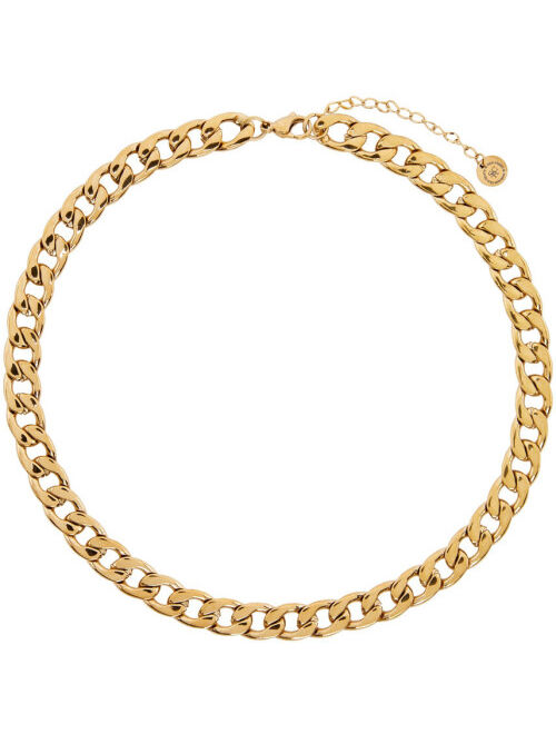 SPORTY & RICH Gold Large Chain Necklace