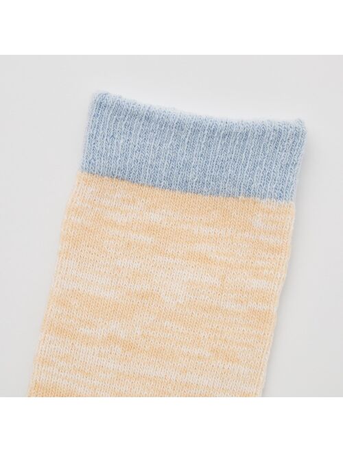 UNIQLO HEATTECH Socks (2 Pairs)(Color block)