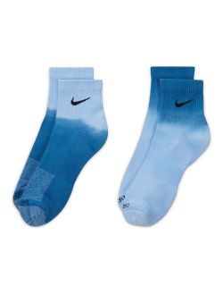 2-Pack Everyday Plus Cushioned Dip-Dye Ankle Socks